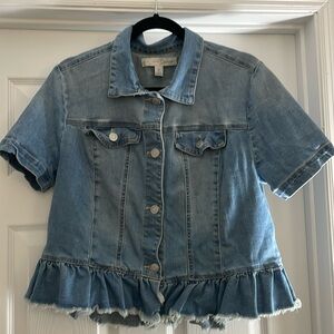 Cato short sleeve denim jacket